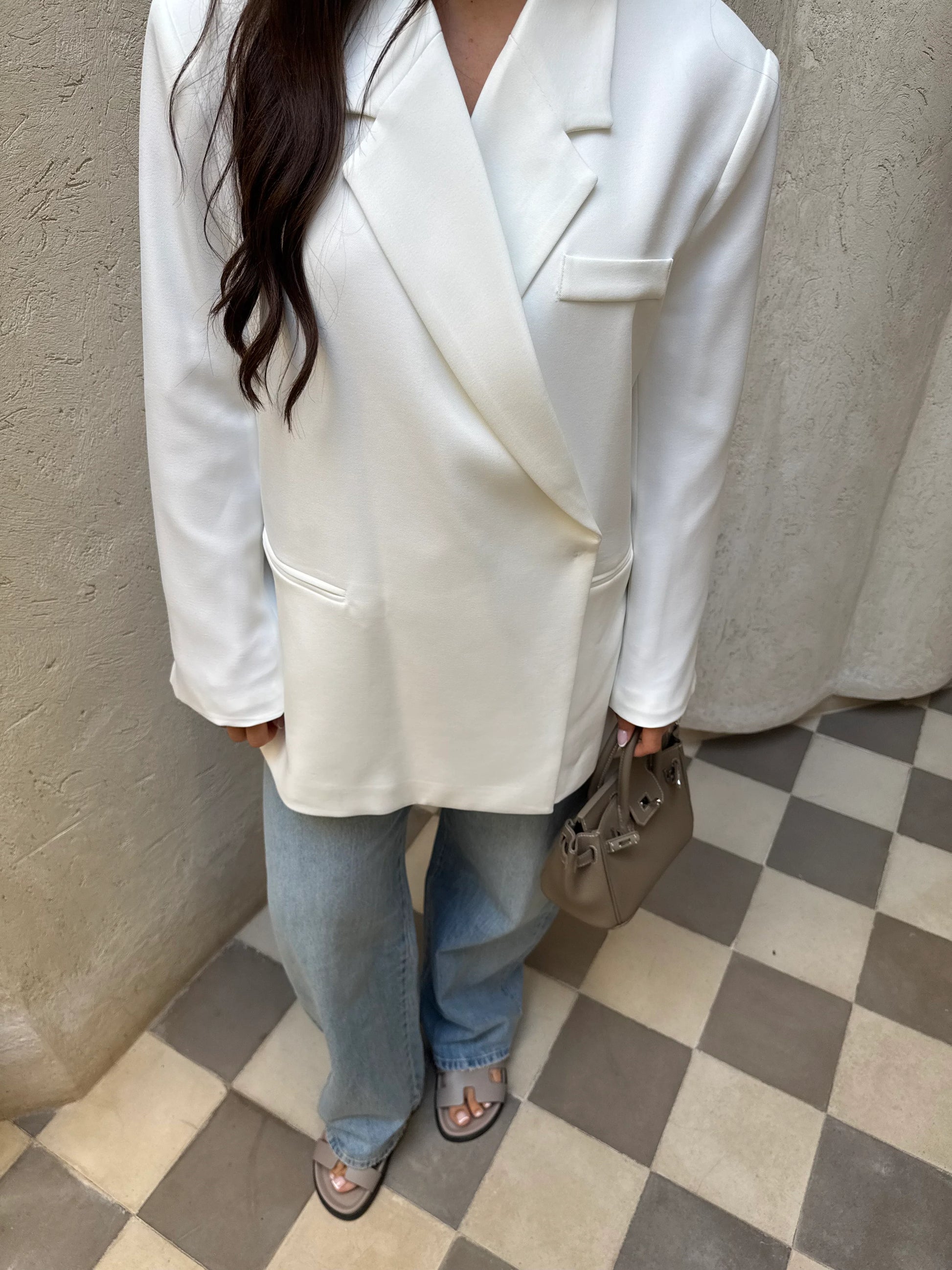 BLAZER blanche parisienne