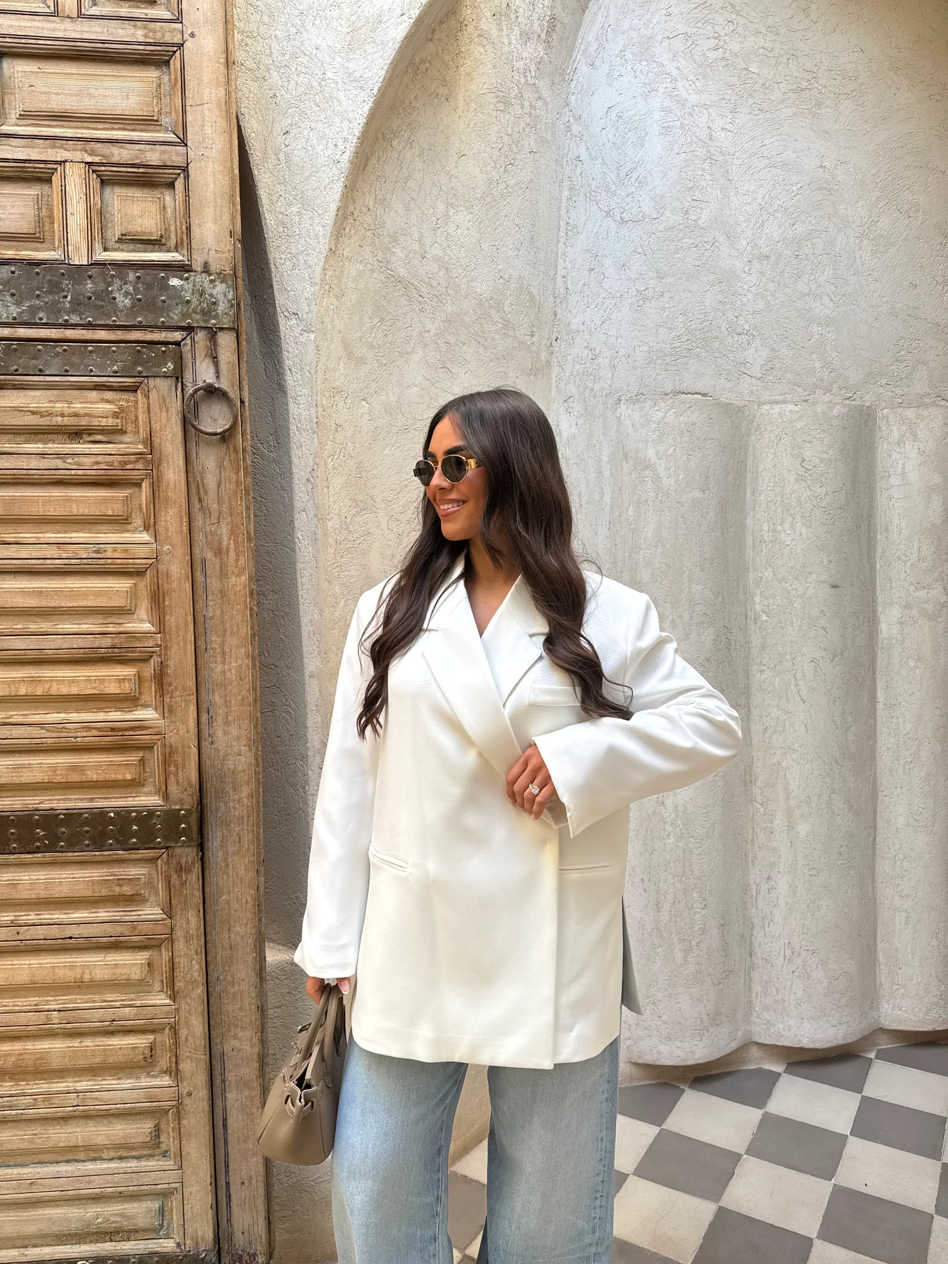 BLAZER blanche parisienne