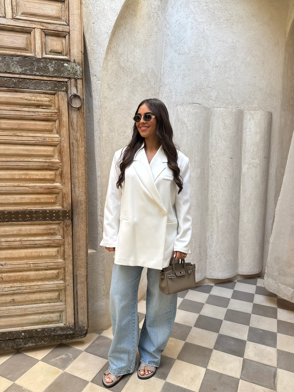 BLAZER blanche parisienne
